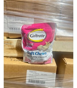 Caltrate Bone Health Soft Chews 60 count. 9600units. EXW Los Angeles